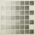 Spiegeling 12 werk op papier 25 x 25 cm (2016)